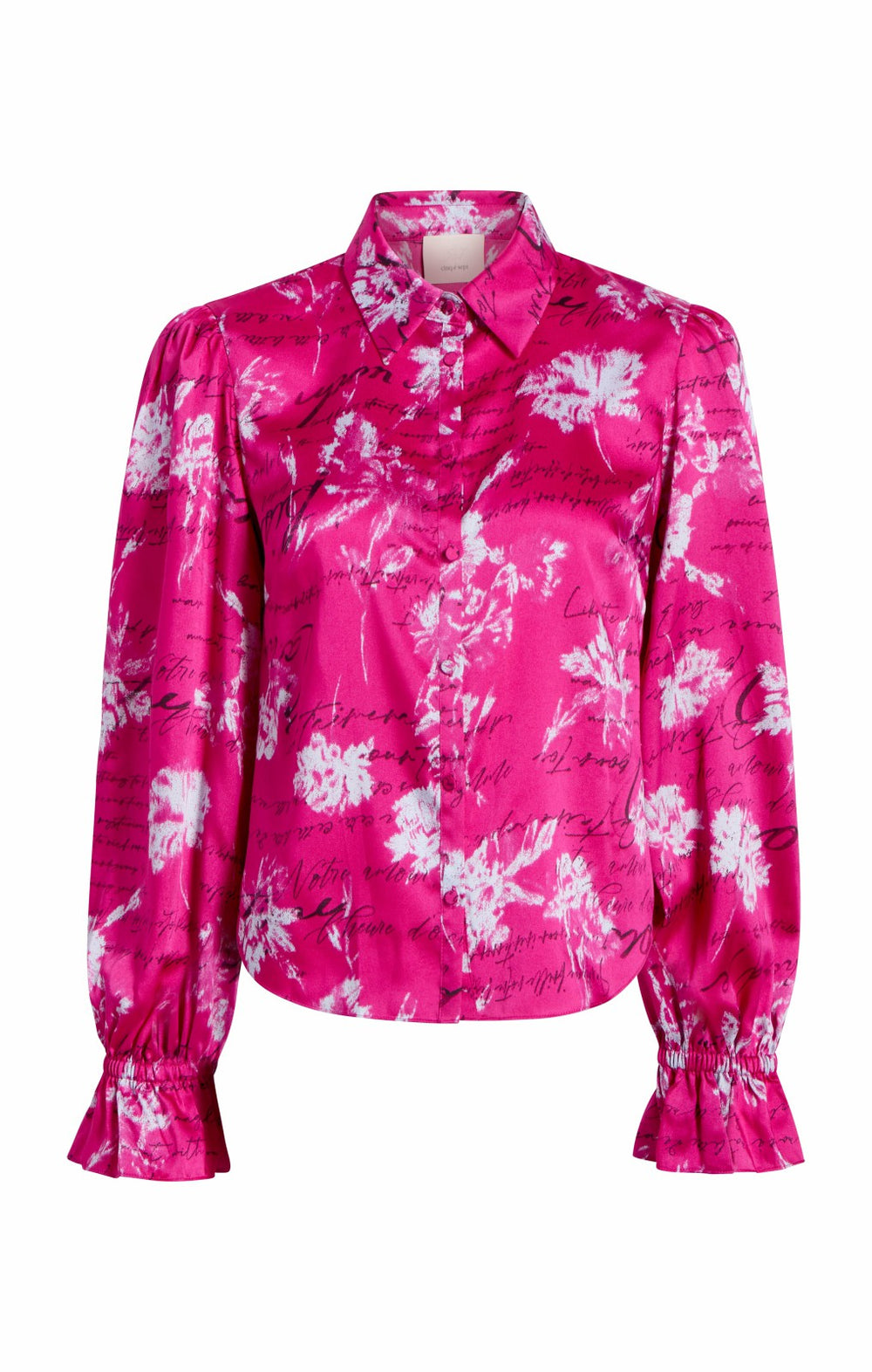 Warm Carnation Long Sleeve Fiona Top Plum Radish Multi