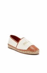 Jenna Canvas Espadrille Flats Natural/Cognac