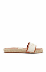 Josephine Canvas Espadrille Slide Natural/Cognac