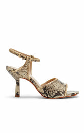 Rebecca Ankle Strap Sandal Natural Multi/Gold