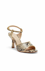 Rebecca Ankle Strap Sandal Natural Multi/Gold