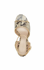 Rebecca Ankle Strap Sandal Natural Multi/Gold