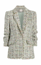 Anya Boucle Khloe Blazer Patina Multi