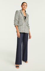Anya Boucle Khloe Blazer Patina Multi