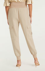 Crepe Giles Pant Khaki