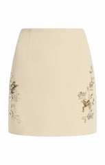 Diamond Vines Doris Skirt Khaki/Silver