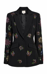 Heatset Pansy Garden Cheyenne Blazer Black/Multi