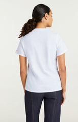Large Heat Set Paris 57 Tee White/Hot Magenta