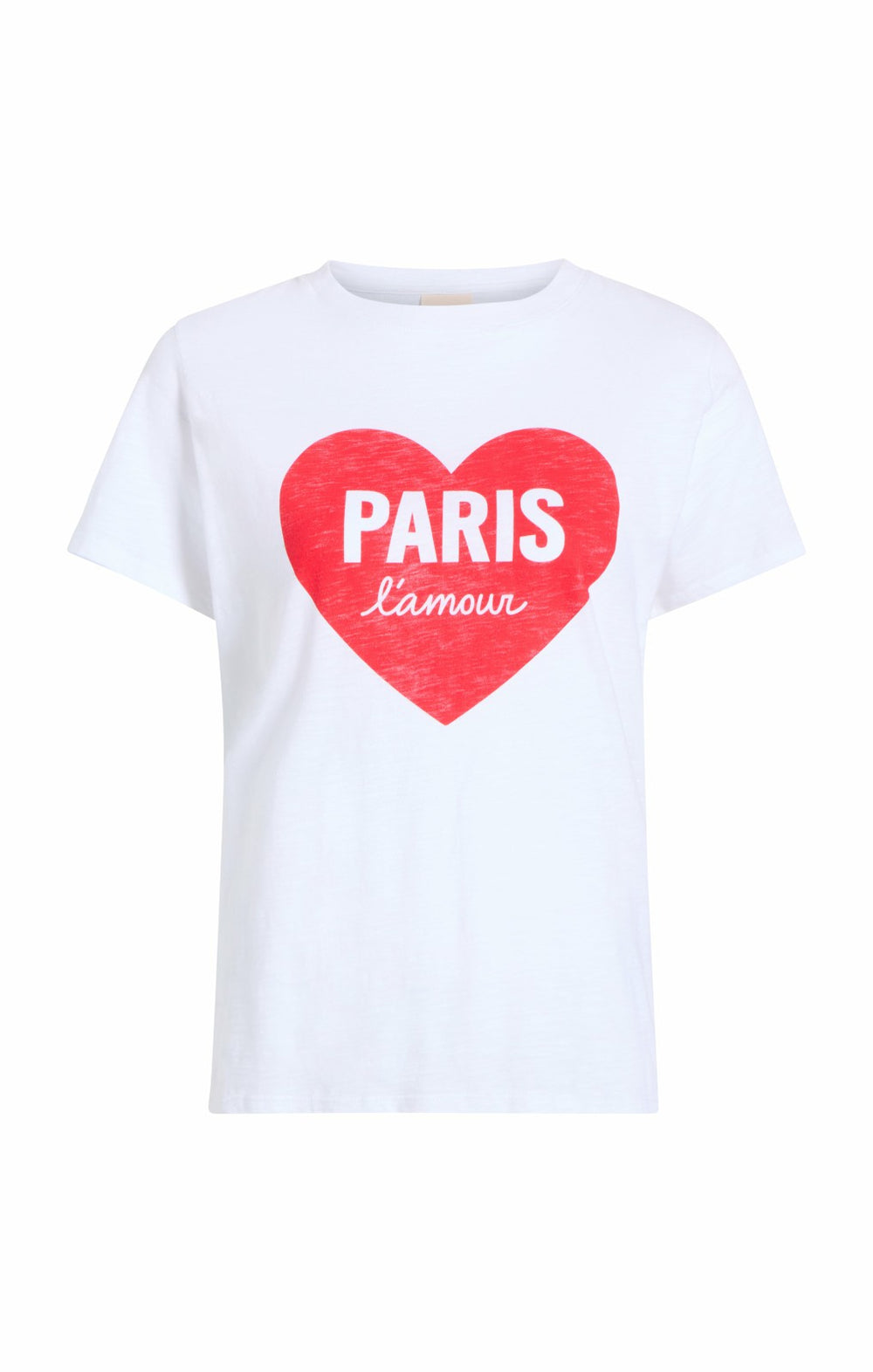 Paris Lamour Heart Tee White/Rose