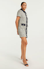 Anya Boucle Pammy Dress Patina Multi