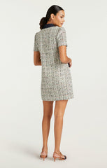 Anya Boucle Pammy Dress Patina Multi