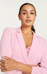 Crepe Khloe Blazer Venus Pink