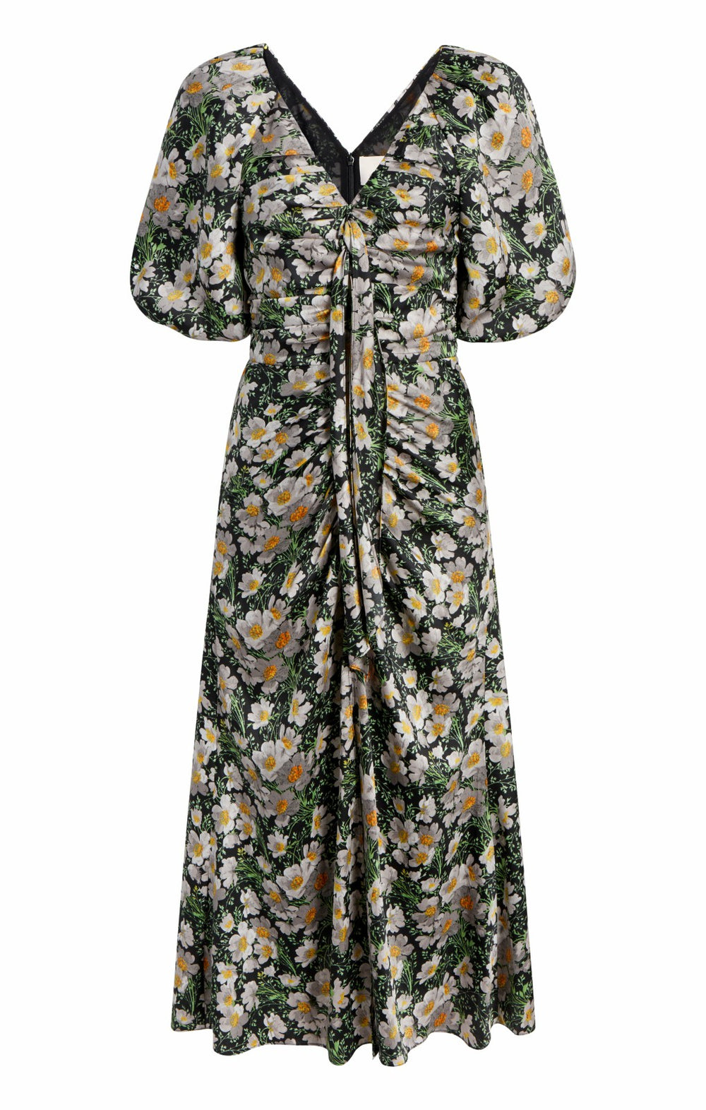 Cosmo Flowers Brenton Dress Black/London Fog