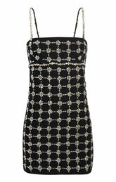Satine Dress Black/Silver