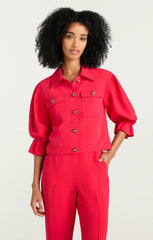 Julieta Jacket Cardinal