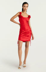Logan Dress Cardinal