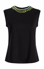 Twist Necklace Blaine Tee Black/Multi