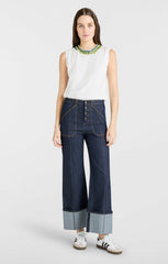 Twisted Necklace Blaine Tee White/Multi