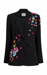 Paillette Vines Cheyenne Blazer Black/Multi