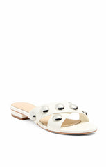 Grace Studded Sandal Ivory