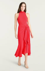 Crepe Rori Dress Cherry Lemon