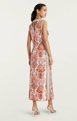 Sequin Damask Ayden Dress Pink Poppy Multi