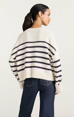 Berenice Amour Cardigan Ivory/Navy