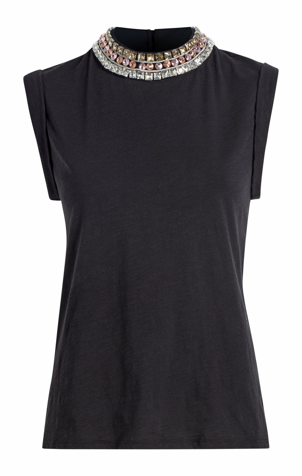Deco Border Bella Tee Black/Multi