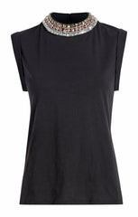 Deco Border Bella Tee Black/Multi