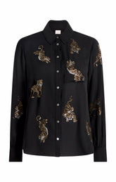 Le Tiger Heatset Blanche Top Black/Multi