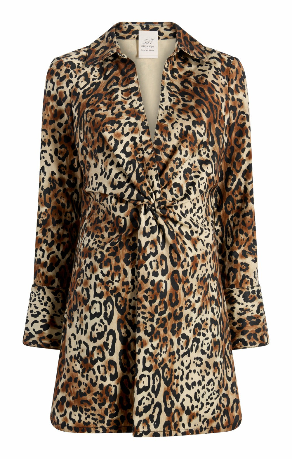 Leopard Denim Mckenna Dress Black/Sahara