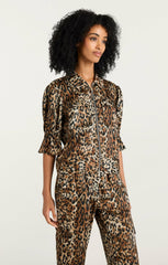 Leopard Holly Jacket Black/Sahara