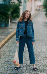 Jet Black Embellished Riviera Jacket Oceane