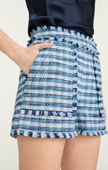 Matilda Tweed Allen Short Navy Multi