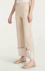 Cuffed Benji Pant Khaki