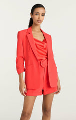 Crepe Khloe Blazer Cherry Lemon