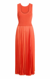 Parma Dress Coral Orange