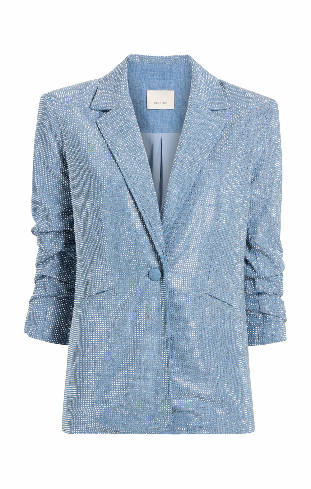 Chambray Heatset Kylie Jacket Medium Blue