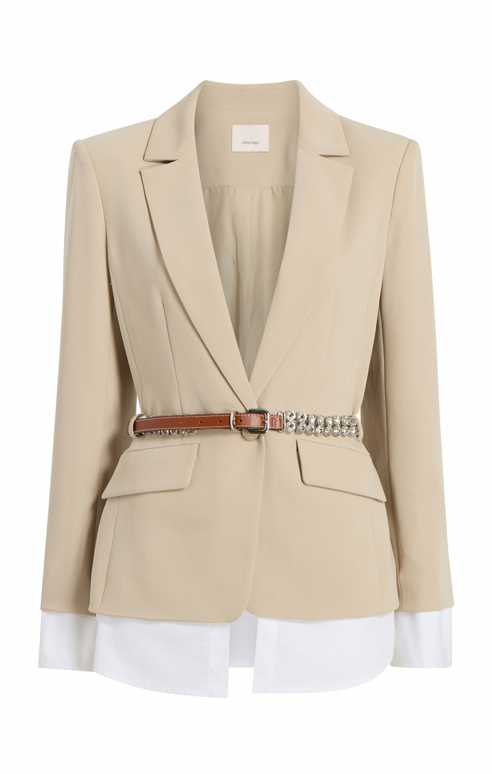 Vittoria Jacket Khaki/White