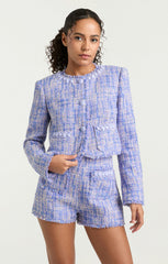 Lucie Boucle Audette Jacket Honey Lavender Multi