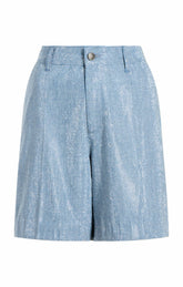 Chambray Heatset Patricia Short Medium Blue