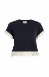 Ami Tee Navy/Ivory
