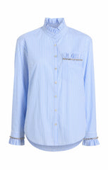 Gerda Top Blue Hydrangea/Ivory
