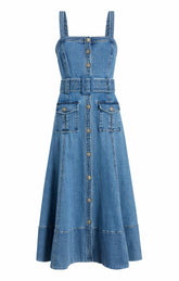 Denim Vega Dress Blue Haze