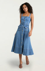 Denim Vega Dress Blue Haze
