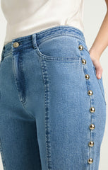 Studded Shailene Pant Blue Haze
