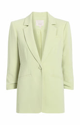 Crepe Khloe Blazer Lime Cream
