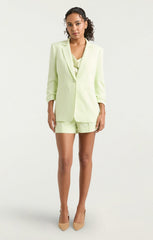 Crepe Khloe Blazer Lime Cream
