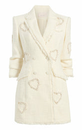 Beaded Heart Joel Dress Gardenia