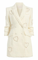 Beaded Heart Joel Dress Gardenia